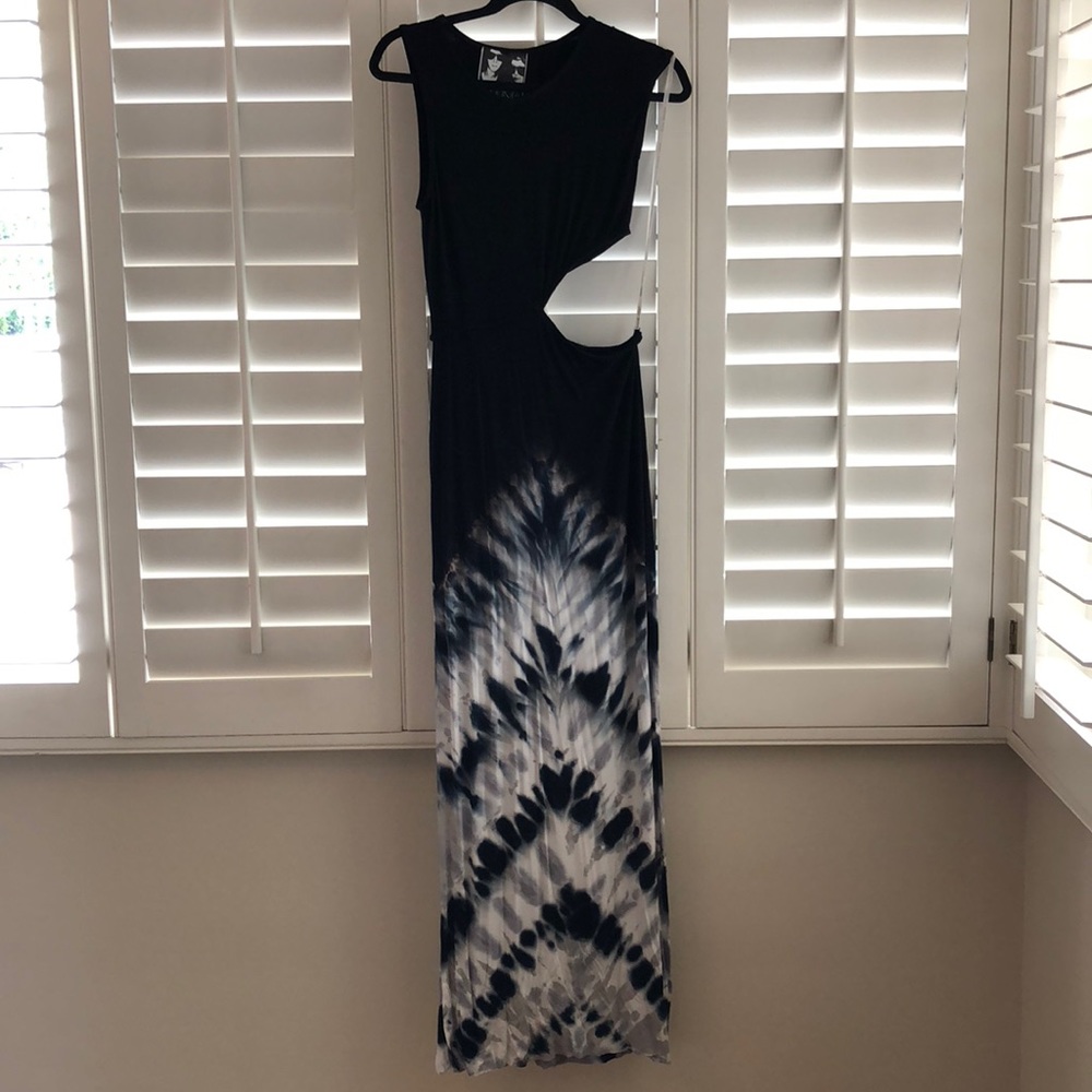Tie Dye Maxi Cut Out - by Young Fabulous & Broke